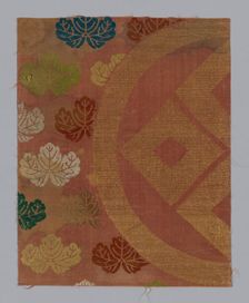 Fragment (from Noh Costume), Japan, Edo period (1615- 1868), 1675/1725. Creator: Unknown