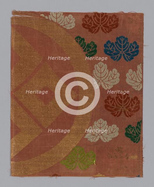 Fragment (from Noh Costume), Japan, Edo period (1615- 1868), 1675/1725. Creator: Unknown.