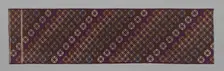 Fragment (From Obi), Japan, Meiji period (1868-1912), 1875/1900. Creator: Unknown