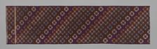 Fragment (From Obi), Japan, Meiji period (1868-1912), 1875/1900. Creator: Unknown