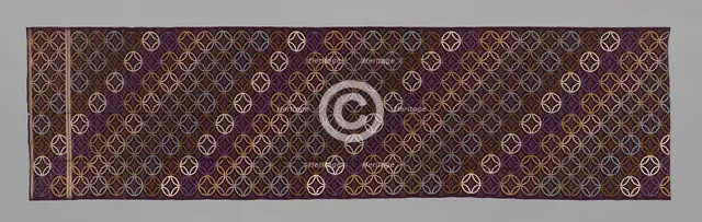 Fragment (From Obi), Japan, Meiji period (1868-1912), 1875/1900. Creator: Unknown.