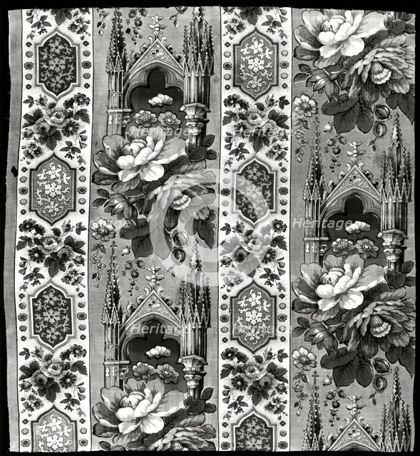 Fragment (Furnishing Fabric), England, 1830/40. Creator: Unknown.