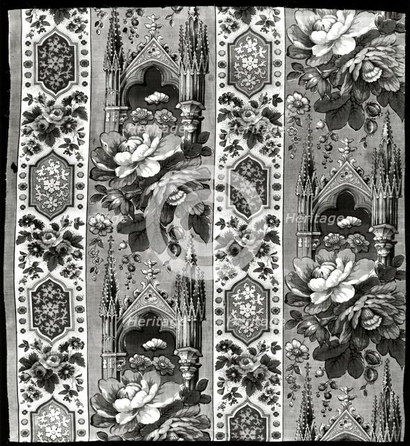 Fragment (Furnishing Fabric), England, 1830/40. Creator: Unknown.
