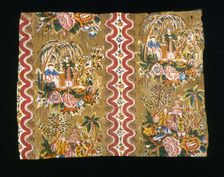 Fragment (Furnishing Fabric), England, c. 1825. Creator: Unknown