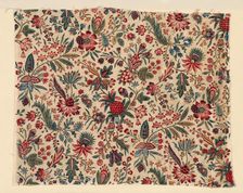 Fragment (Furnishing Fabric), France, 1775/1800. Creator: Unknown