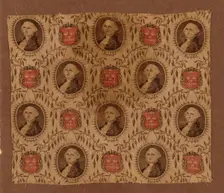 Fragment (Furnishing Fabric), Massachusetts, c. 1876. Creator: American Print Works