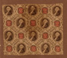 Fragment (Furnishing Fabric), Massachusetts, c. 1876. Creator: American Print Works