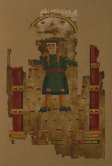 Fragment (Hanging), Egypt, Roman period (30 B.C.- 641 A.D.), 5th/6th century. Creator: Unknown