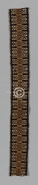 Fragment (Headband or Belt), Peru, A.D. 1476/1532. Creator: Unknown.