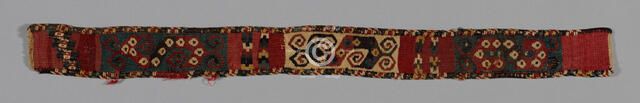 Fragment (Headband), Peru, A.D. 600/900. Creator: Unknown.
