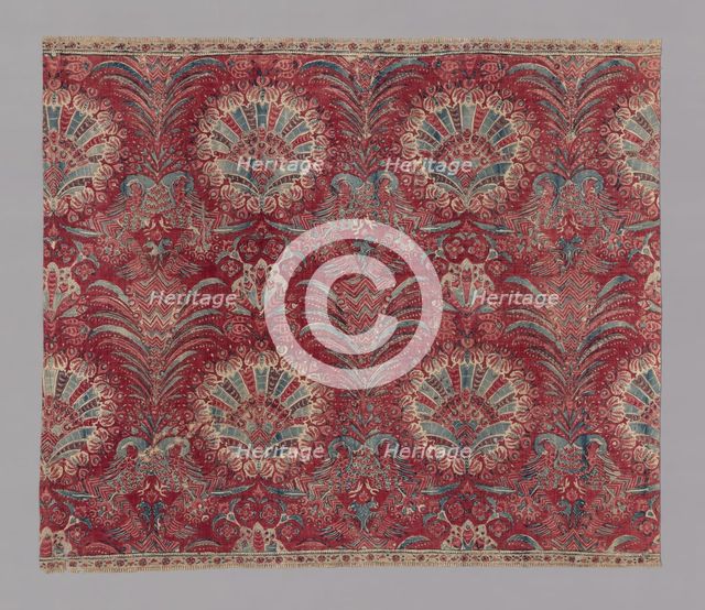 Fragment, India, c. 1730/50. Creator: Unknown.