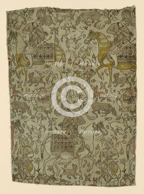 Fragment, Iran, first half of the 17th century. Creator: Unknown.