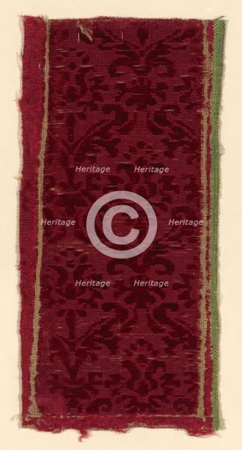 Fragment, Italy, 1575/1600. Creator: Unknown.