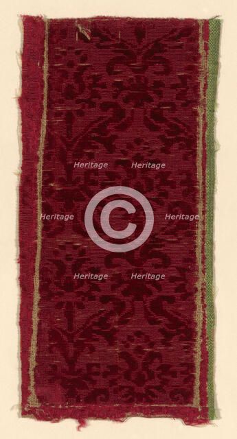 Fragment, Italy, 1575/1600. Creator: Unknown.