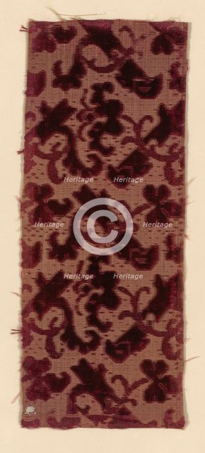 Fragment, Italy, 1650/1700. Creator: Unknown.