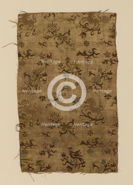 Fragment, Italy, 1650/1700. Creator: Unknown.