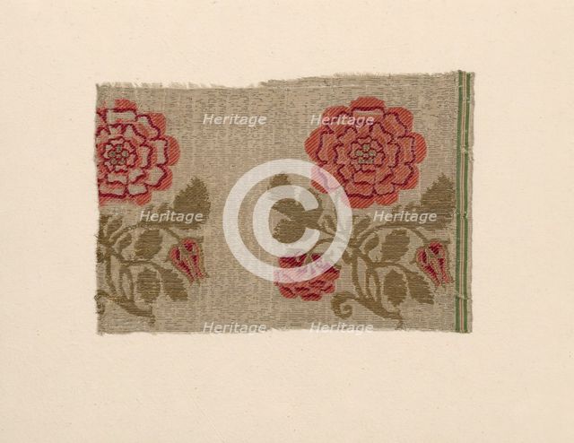 Fragment, Italy, 1650/1700. Creator: Unknown.