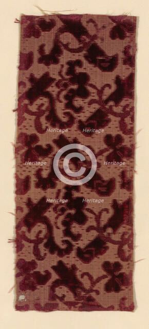 Fragment, Italy, 1650/1700. Creator: Unknown.