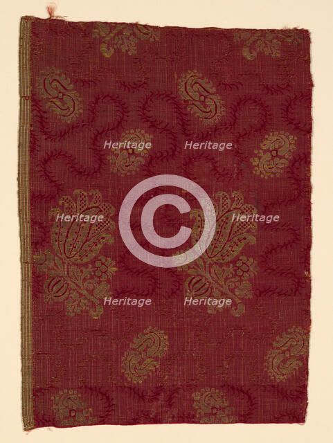 Fragment, Italy, 1650/1700. Creator: Unknown.