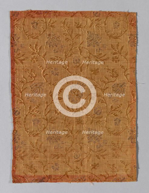 Fragment, Italy, 1650/1700. Creator: Unknown.