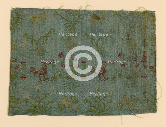 Fragment, Italy, 1650/1700. Creator: Unknown.