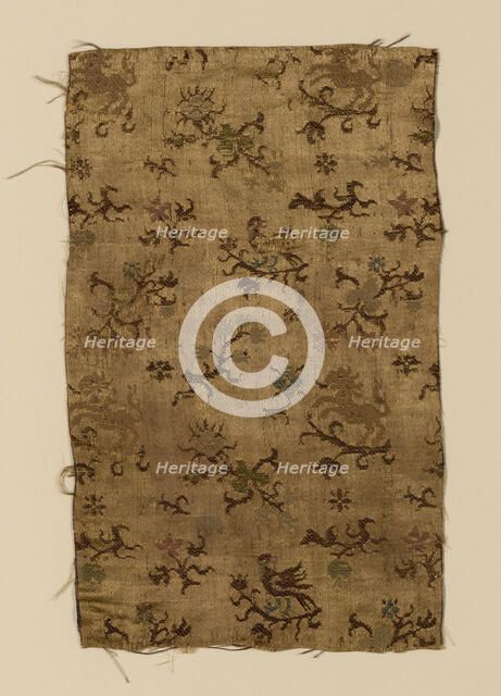 Fragment, Italy, 1650/1700. Creator: Unknown.