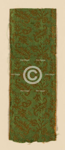 Fragment, Italy, 1650/1700. Creator: Unknown.