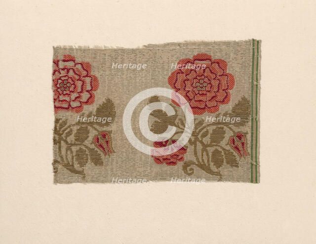 Fragment, Italy, 1650/1700. Creator: Unknown.