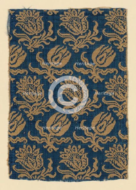 Fragment, Italy, 1650/1700. Creator: Unknown.