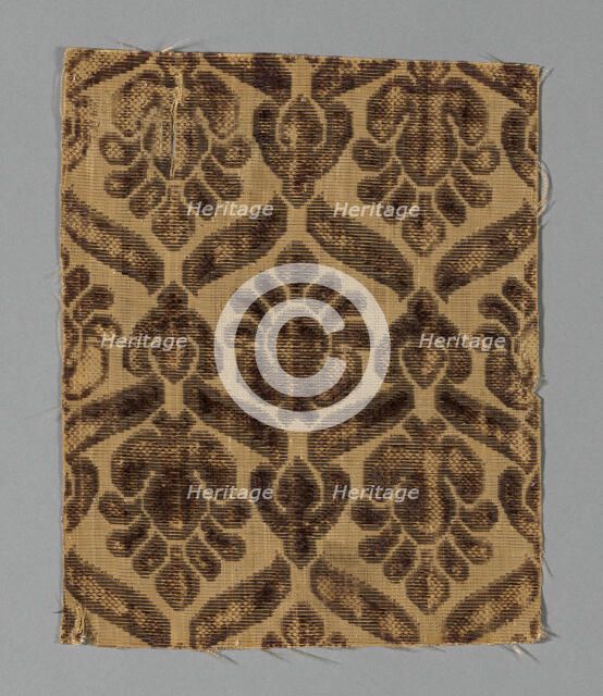 Fragment, Italy, 1675/1700. Creator: Unknown.