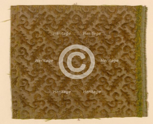 Fragment, Italy, 1600/50. Creator: Unknown.