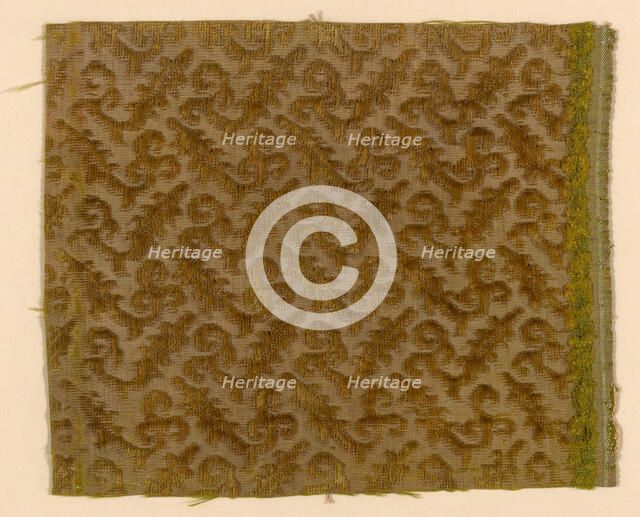 Fragment, Italy, 1600/50. Creator: Unknown.