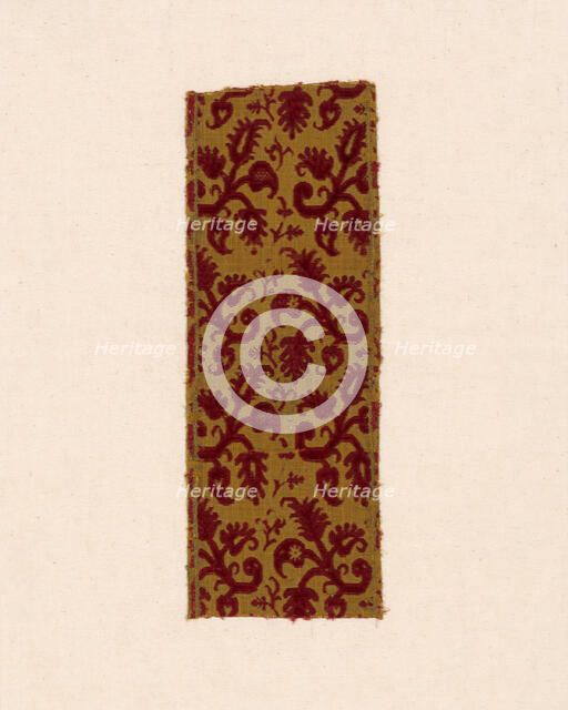 Fragment, Italy, 1601/25. Creator: Unknown.