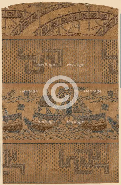Fragment, Japan, 18th/19th century, Edo period (1615-1868)/ Meiji period (1868-1912). Creator: Unknown.