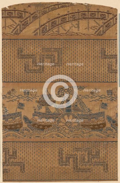 Fragment, Japan, 18th/19th century, Edo period (1615-1868)/ Meiji period (1868-1912). Creator: Unknown.