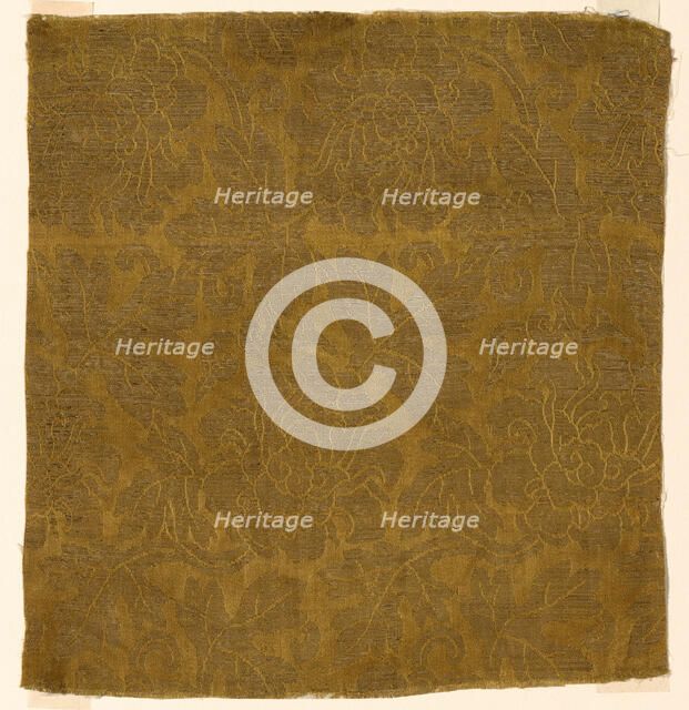 Fragment, Japan, 18th century, late Edo period (1789-1868)/ Meiji period (1868-1912). Creator: Unknown.