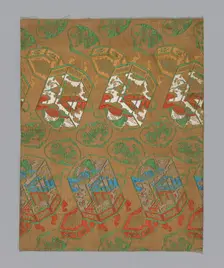 Fragment, Japan, 18th century, late Edo period (1789-1868)/ Meiji period (1868-1912). Creator: Unknown