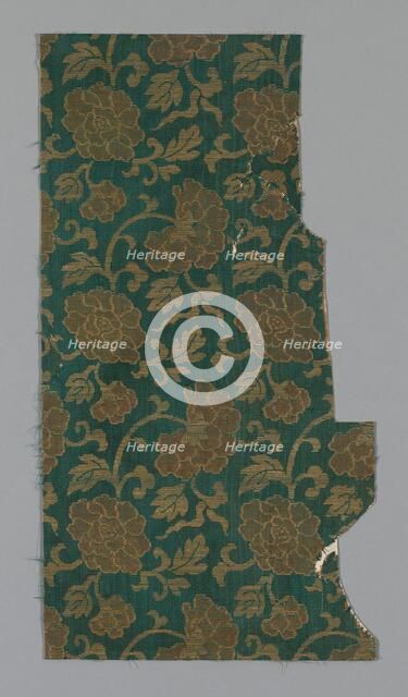 Fragment, Japan, 18th century, late Edo period (1789-1868)/ Meiji period (1868-1912). Creator: Unknown.