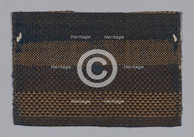 Fragment, Japan, 18th century, late Edo period (1789-1868)/ Meiji period (1868-1912). Creator: Unknown.