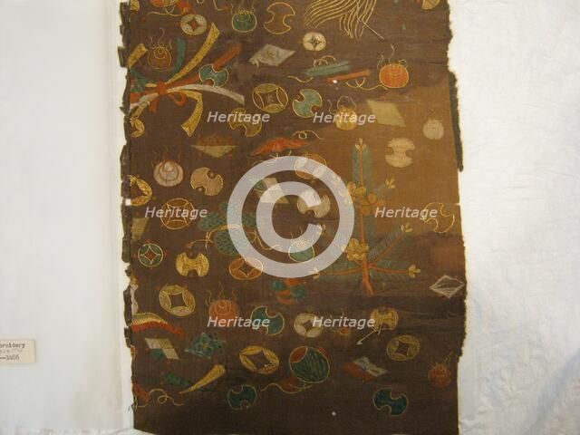 Fragment, Japan, 18th century, late Edo period (1789-1868)/ Meiji period (1868-1912). Creator: Unknown.