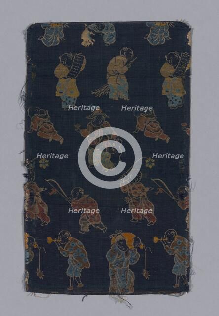 Fragment, Japan, 18th century, late Edo period (1789-1868)/ Meiji period (1868-1912). Creator: Unknown.