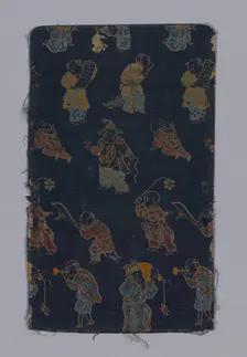 Fragment, Japan, 18th century, late Edo period (1789-1868)/ Meiji period (1868-1912). Creator: Unknown