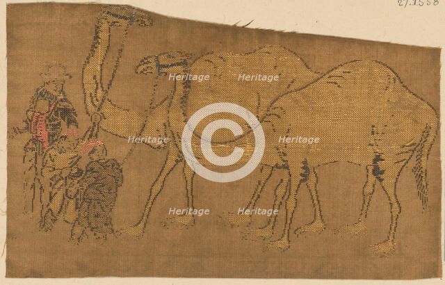 Fragment, Japan, 18th/19th century, Edo period (1615-1868)/ Meiji period (1868-1912). Creator: Unknown.