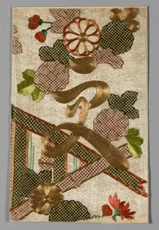 Fragment, Japan, Edo period (1615-1868), 1675/1725. Creator: Unknown
