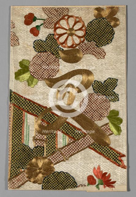 Fragment, Japan, Edo period (1615-1868), 1675/1725. Creator: Unknown.