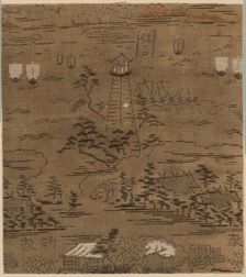 Fragment, Japan, Edo period (1615-1868), 1775/1825. Creator: Unknown
