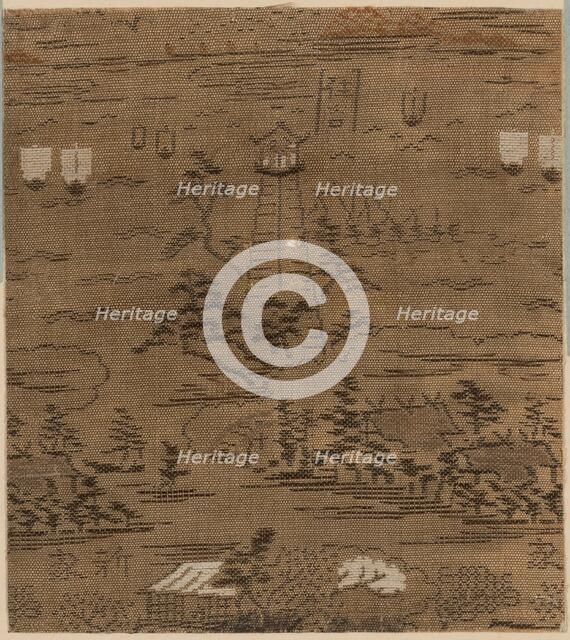 Fragment, Japan, Edo period (1615-1868), 1775/1825. Creator: Unknown.