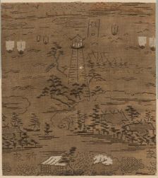 Fragment, Japan, Edo period (1615-1868), 1775/1825. Creator: Unknown