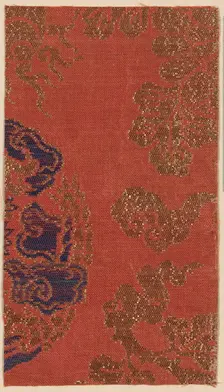 Fragment, Japan, Edo period (1615-1868)/Meiji period (1868-1912), 17th/19th century. Creator: Unknown
