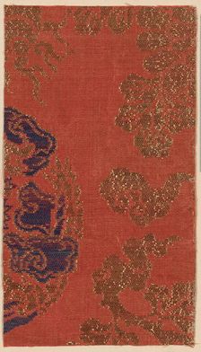 Fragment, Japan, Edo period (1615-1868)/Meiji period (1868-1912), 17th/19th century. Creator: Unknown